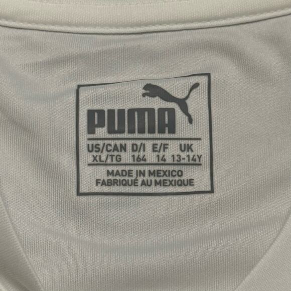 Puma LIGA Jersey Jr. Kids XL White DRYcell NWT Boys or Girls, Unisex - Picture 5 of 12